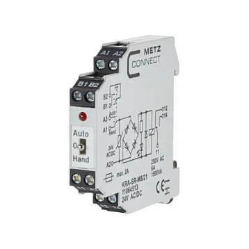 METZ CONNECT KRA-SR-M8/21 electrical relay Laidas ar adapteris METZ CONNECT KRA-SR-M8/21 electrical relay (11064513)
