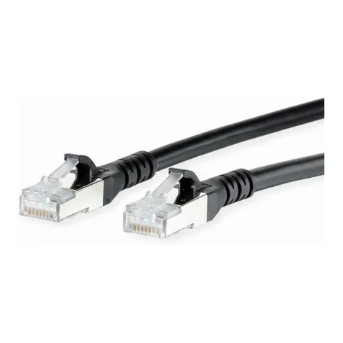 METZ CONNECT Patchcable Cat.6A AWG 26 LSOH schwarz 50m