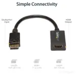 Vaizdo adapteris StarTech.com DP2HDMI2, vaizdas 12