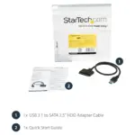 Kabelio adapteris StarTech.com USB312SAT3CB, vaizdas 11