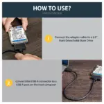 Kabelio adapteris StarTech.com USB312SAT3CB, vaizdas 9
