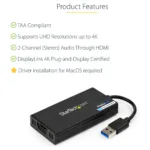 USB vaizdo adapteris StarTech.com USB32HD4K, vaizdas 9