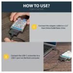 Dokavimo stotelė StarTech.com USB31CSAT3CB, vaizdas 9