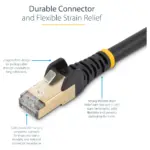 Tinklo kabelis StarTech.com 6ASPAT2MBK, vaizdas 6