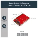 StarTech.com U2M2E125 interface cards/adapter