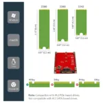 StarTech.com U2M2E125 interface cards/adapter