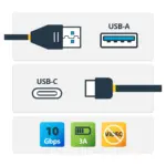 USB kabelis StarTech.com USB31AC50CM, vaizdas 2