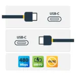 USB kabelis StarTech.com R2CCR-1M-USB-CABLE, vaizdas 2