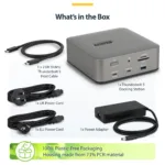 StarTech.com 215UE-TB5USB4DOCK laptop dock/port replicator