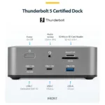 StarTech.com 215UE-TB5USB4DOCK laptop dock/port replicator