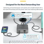 StarTech.com 215UE-TB5USB4DOCK laptop dock/port replicator
