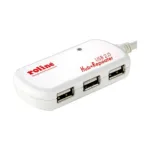 USB laidas ar adapteris ROLINE USB 2.0 Hub, 4 Ports, with Repeater 12 m (12.04.1085), vaizdas 3