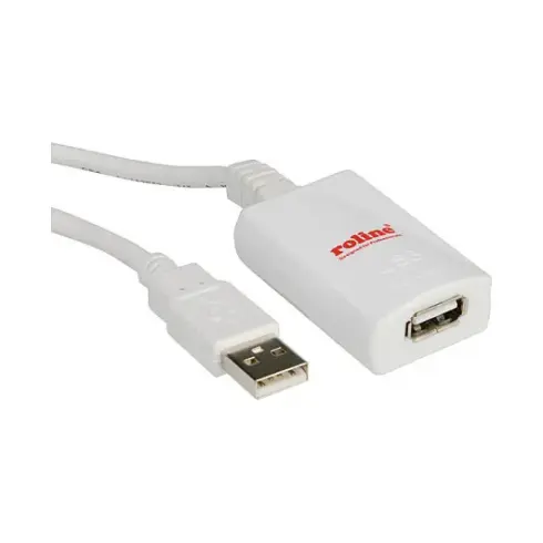 USB kabelis ROLINE 5m USB 2.0 A (12.04.1088)
