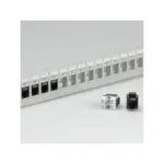 Tinklo kabelis ROLINE Cat.6 19"-Keystone Patch Panel, light grey UTP (26.11.0356), vaizdas 2