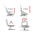 Nešiojamo kompiuterio priedas Ergotron Neo-Flex Notebook Lift Stand (33-334-085), vaizdas 4