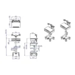 Monitoriaus laikiklis ROLINE 17.03.1175 All-in-One PC/workstation mount/stand, vaizdas 2
