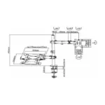 Equip 650119 monitor mount / stand