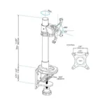 StarTech.com ARMPIVOT monitor mount / stand
