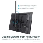 StarTech.com FPCEILPTBLP signage display mount