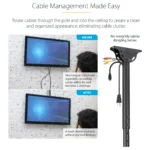 StarTech.com FPCEILPTBLP signage display mount