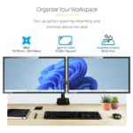 Monitoriaus laikiklis StarTech.com ARMDUALPIVOT, vaizdas 12