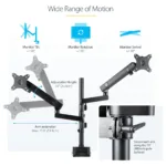 Monitoriaus laikiklis StarTech.com ARMDUALPIVOT, vaizdas 15