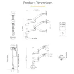 Monitoriaus laikiklis StarTech.com ARMDUALPIVOT, vaizdas 19