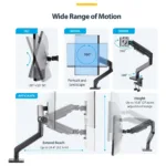 Monitoriaus laikiklis StarTech.com H1M1AG1-MONITOR-ARM, vaizdas 12