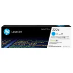 HP 222X – Hohe Ergiebigkeit – Cyan – original – LaserJet – Tonerpatrone (W2221X) – fr Color LaserJet Pro MFP 3302fdn, MFP 3303fdw