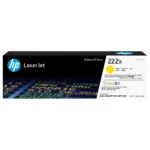 HP 222X – Hohe Ergiebigkeit – Gelb – original – LaserJet – Tonerpatrone (W2222X) – fr Color LaserJet Pro MFP 3302fdn, MFP 3303fdw