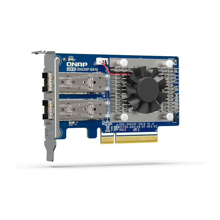 QNAP QXG-25G2SF-E810 network card QNAP QXG-25G2SF-E810 network card