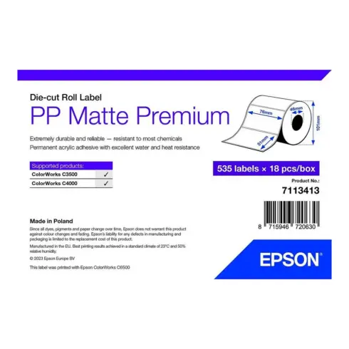 Spausdintuvo etiketės Epson 7113413