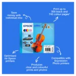 Rašalo kasetė Epson 250XL Violin Claria Photo HD (C13T16P84010), vaizdas 2