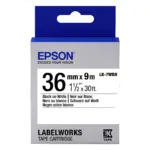 Etikečių juostelė Epson LK-7WBN (C53S657006)