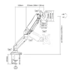 Monitoriaus laikiklis Equip 650120, vaizdas 7