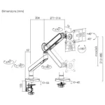 Equip 650185 monitor mount / stand