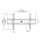 Televizoriaus laikiklis Manhattan 423830, vaizdas 4