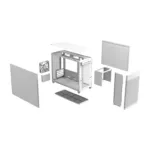ASUS PRIME AP201 CASE TG WHITE