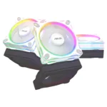 Korpuso aušintuvas ASUS Prime MR120 Fan ARGB White 3in1 (90DA00I3-B09020), vaizdas 2