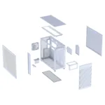 Kompiuterio korpusas ASUS PRIME AP303 TG (90DC00V3-B39010), baltos spalvos, vaizdas 14