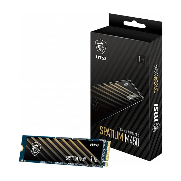 MSI SPATIUM M450 PCIe 4.0 NVMe M.2 1TB MSI SPATIUM M450 PCIe 4.0 NVMe M.2 1TB