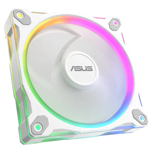 Korpuso aušintuvas ASUS Prime MR120 Fan ARGB (90DA00I3-B09000), baltos spalvos