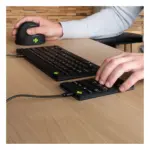 Klaviatūra R-Go Nummernblock Numpad Break verkabelt, juodos spalvos, vaizdas 3