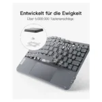 Planšetės klaviatūra Inateck KB01105_GRAY, vaizdas 6