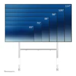 Multimedijos stovas Neomounts FL50-575WH1, vaizdas 3
