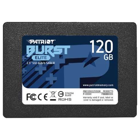 SSD diskas Patriot Memory Burst Elite (PBE120GS25SSDR)