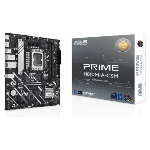 ASUS PRIME H810M-A-CSM, LGA 1851 ir DDR5-SDRAM