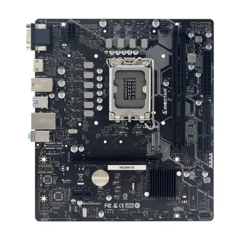 Biostar H610MH D5 motininė plokštė su LGA 1700 ir DDR5-SDRAM