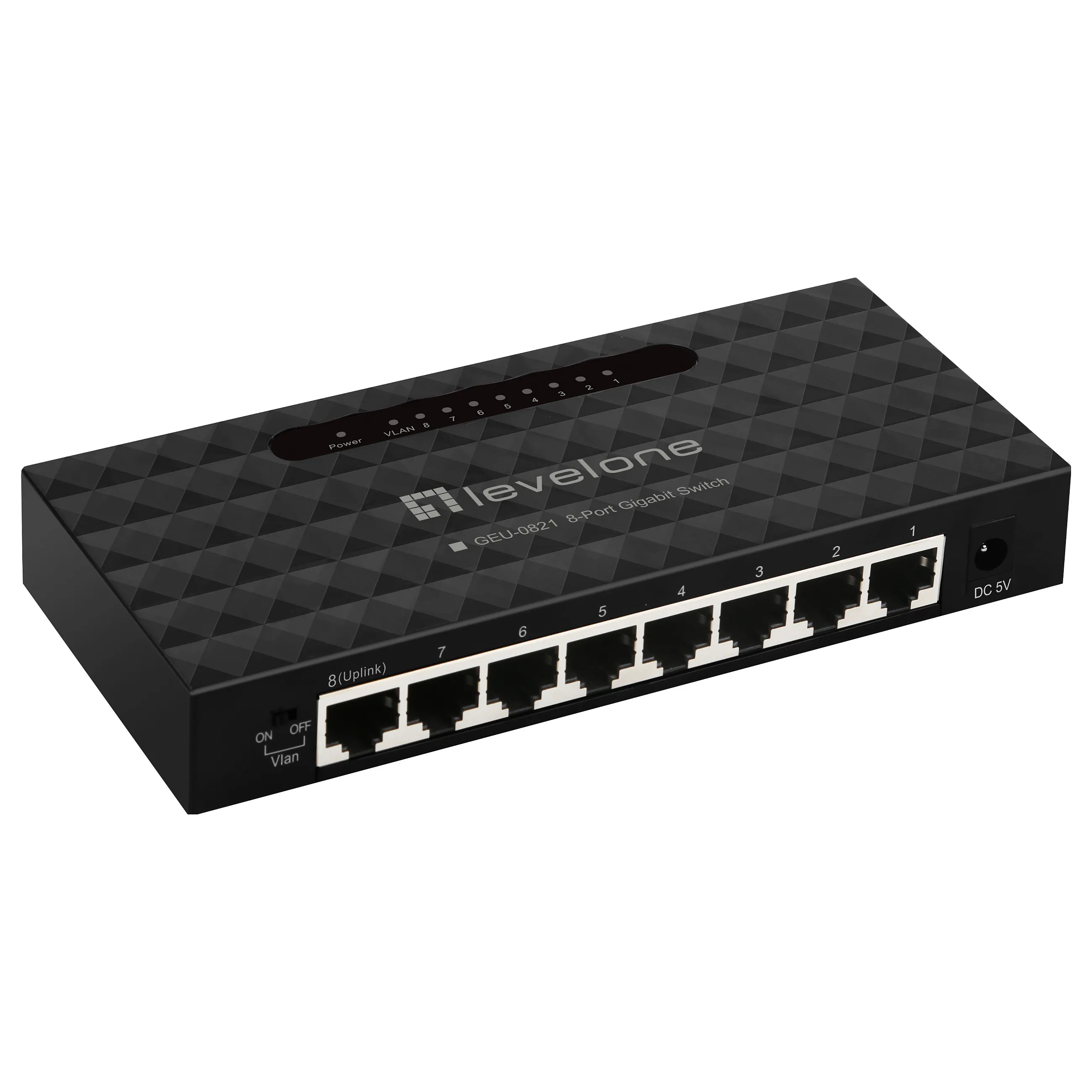 LevelOne GEU-0821 network switch Tinklo komutatorius LevelOne GEU-0821