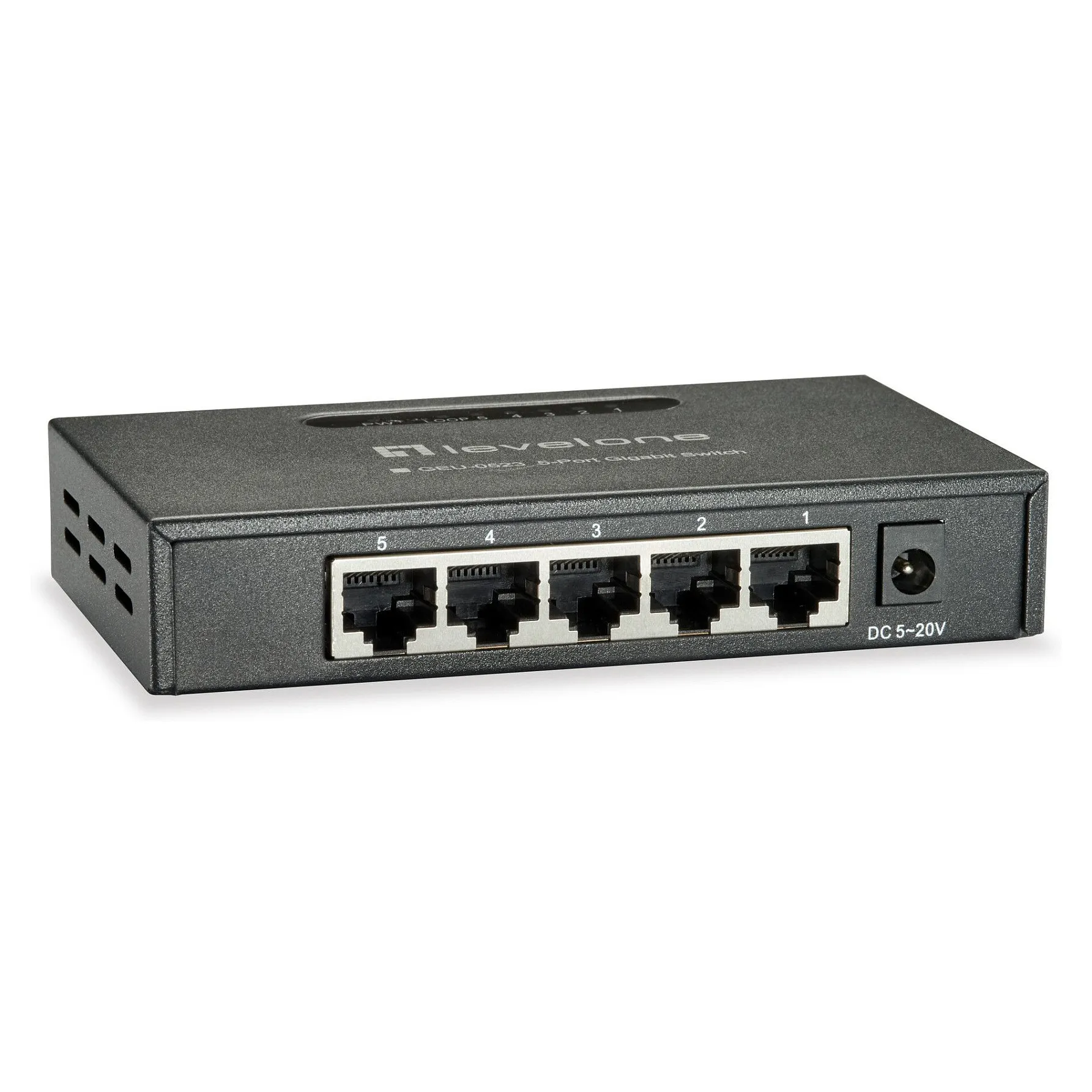 LevelOne GEU-0523 network switch Tinklo komutatorius LevelOne GEU-0523